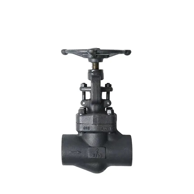 Socket Weld Forged Steel Gate Valve – Front View