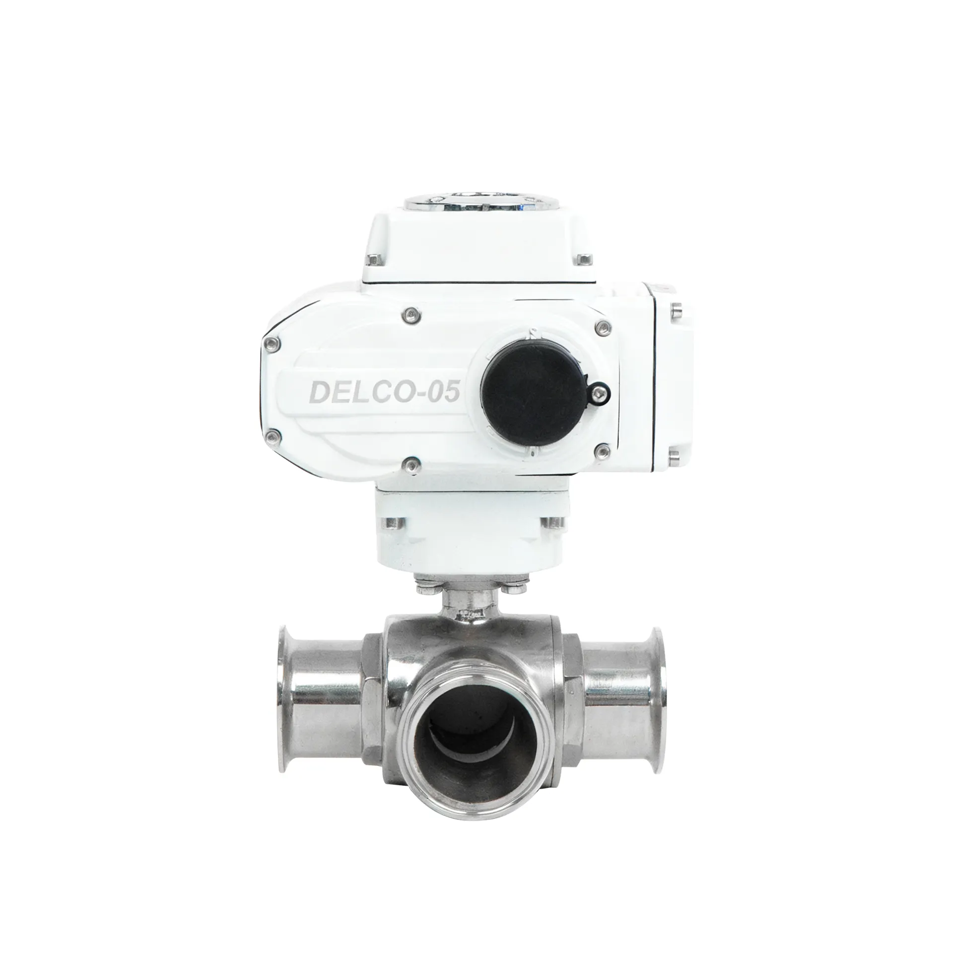 Three-Way Sanitary Electric Ball Valve 11