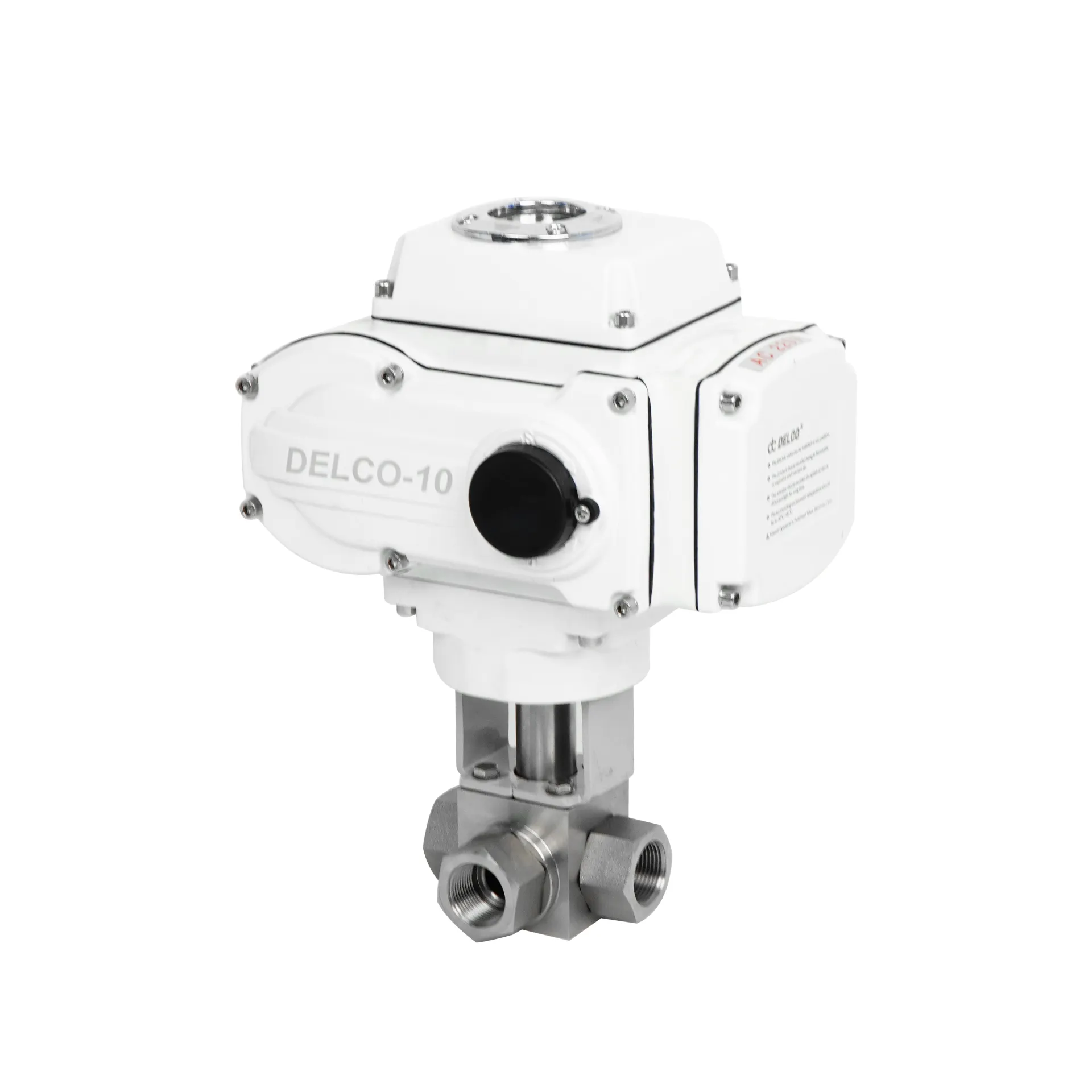 High-Pressure Electric 3-Way Ball Valve 3