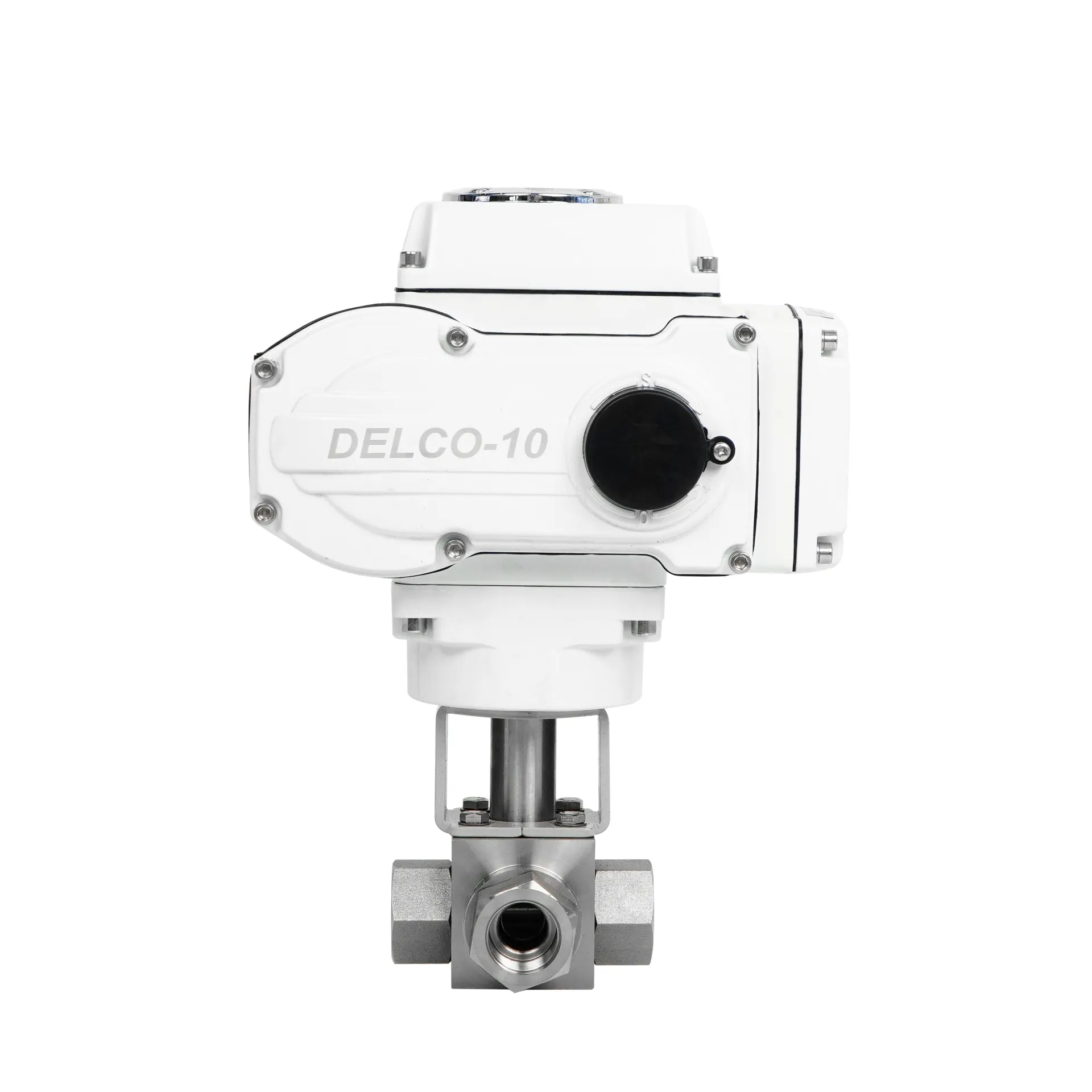 High-Pressure Electric 3-Way Ball Valve 4