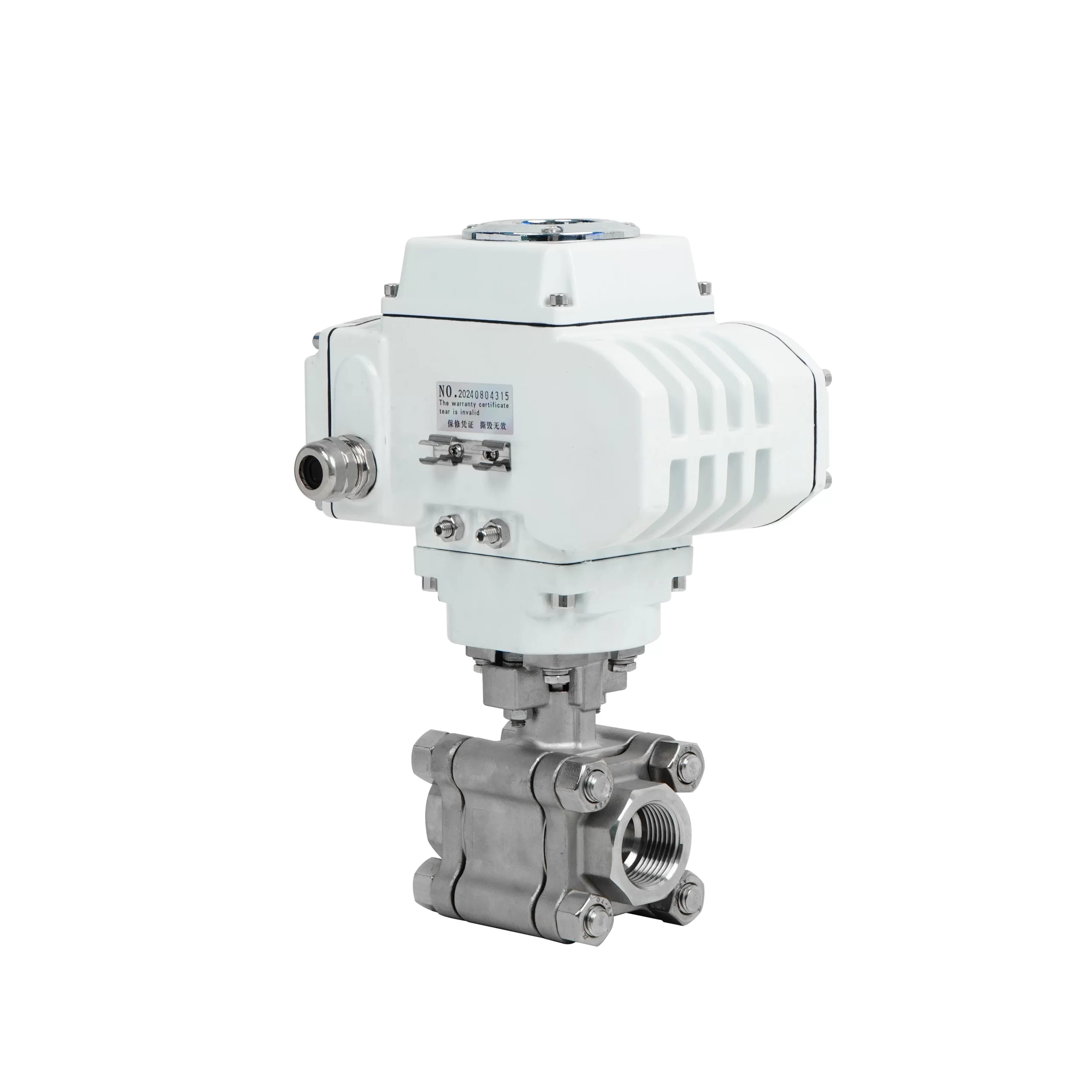 DK55-3PH Electric 3-Piece High-Pressure Ball Valve 1
