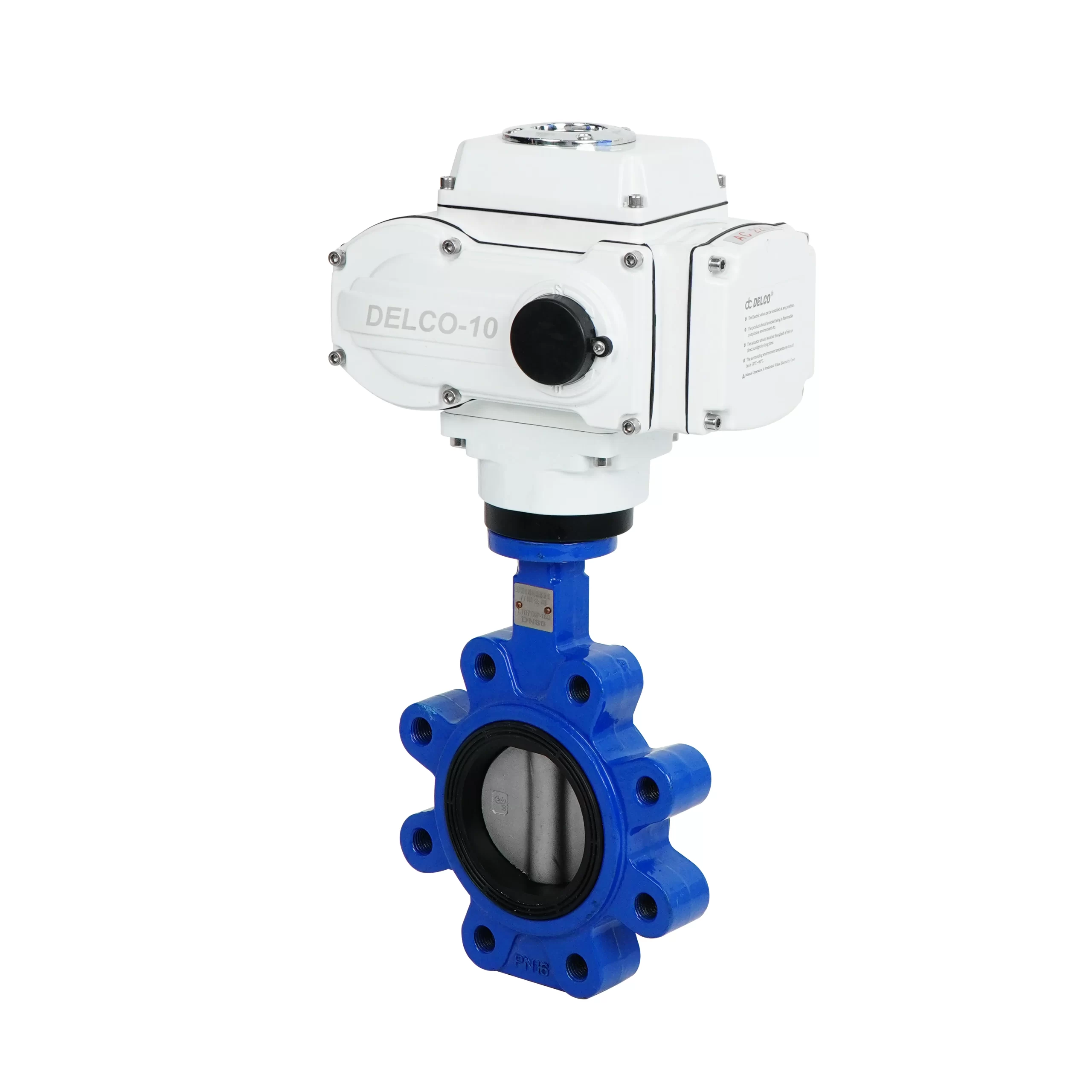 DK56-LB Electric Cast Iron Lug Butterfly Valve 4