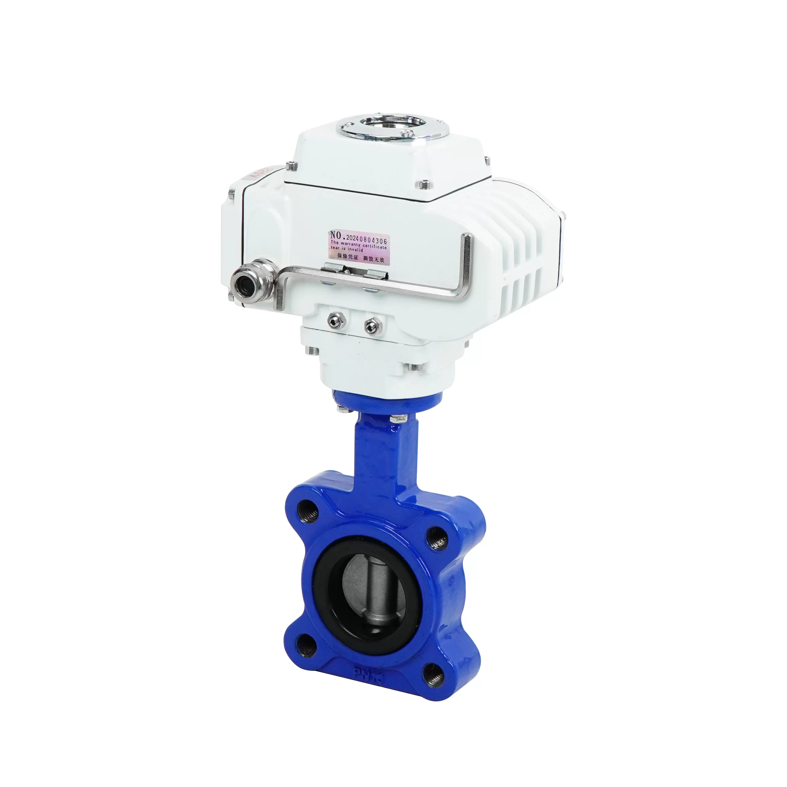 DK56-WB Electric Cast Iron Wafer Butterfly Valve 2