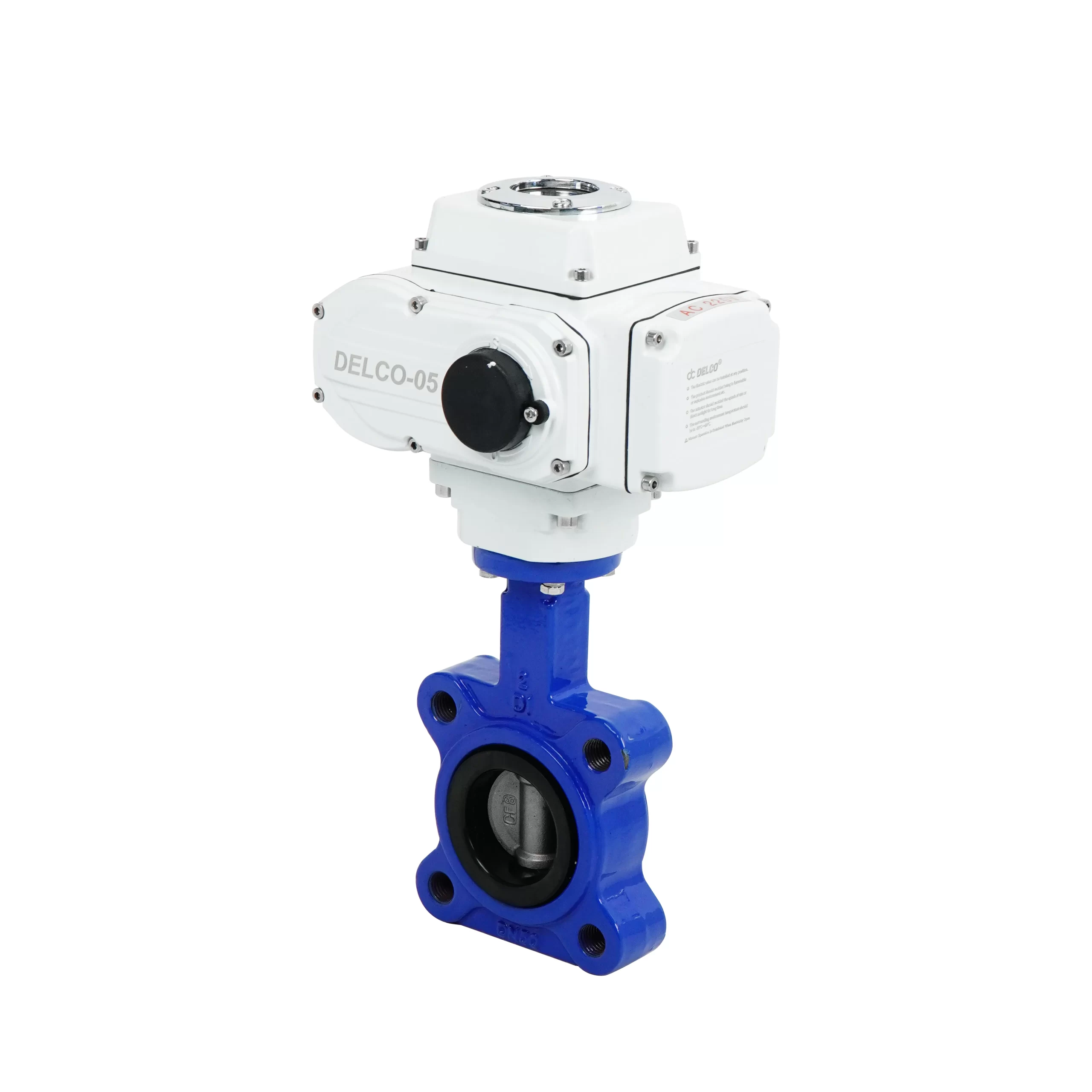 DK56-WB Electric Cast Iron Wafer Butterfly Valve 4