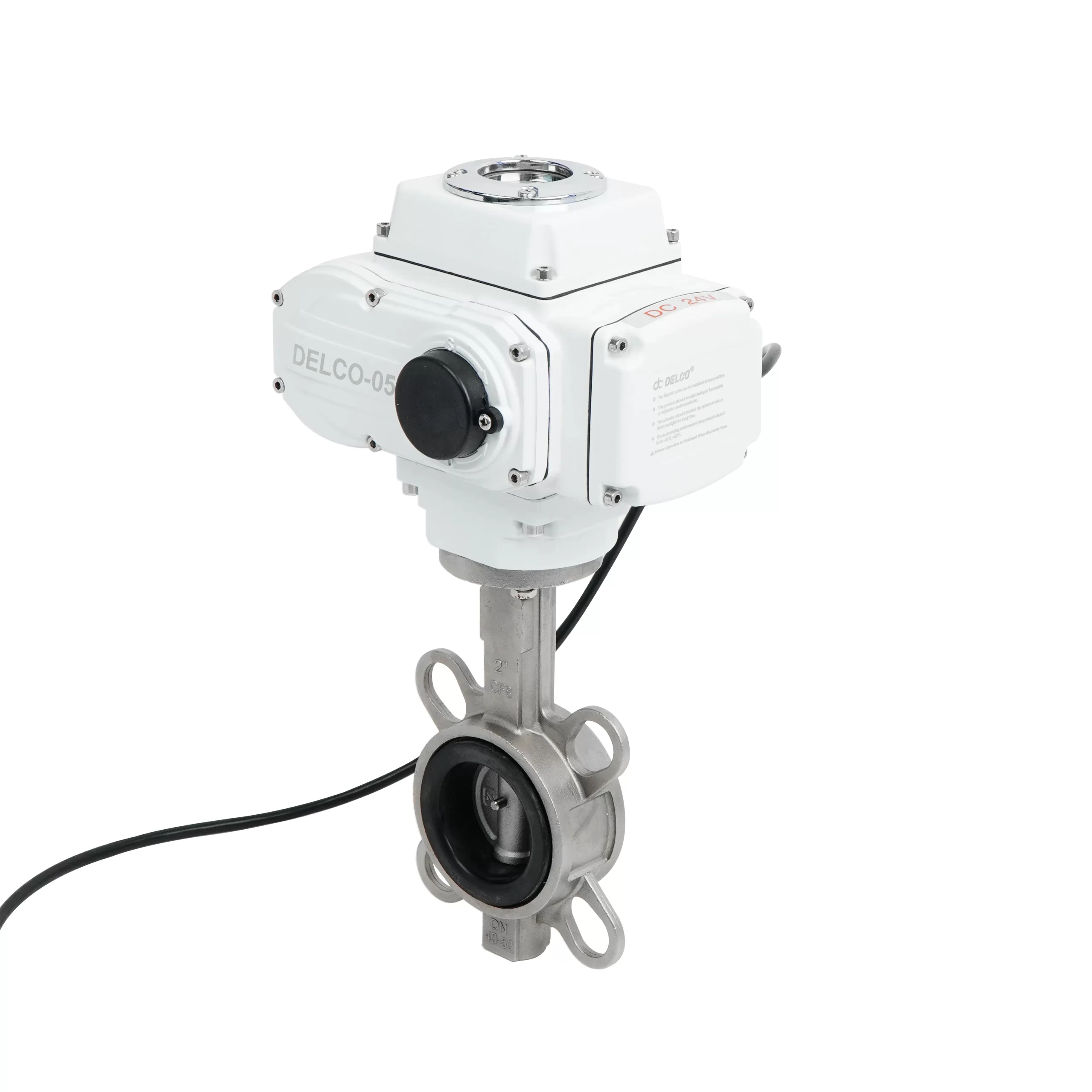 DK56-WS-S Electric Stainless Steel Wafer Butterfly Valve 3