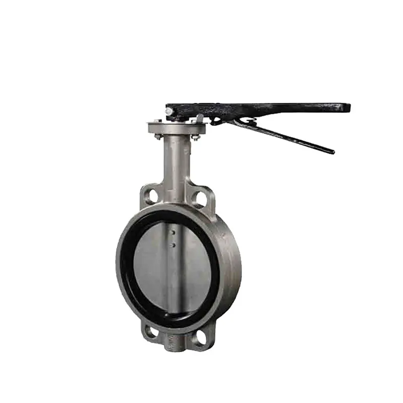 Manual Stainless Steel Wafer Butterfly Valve 1