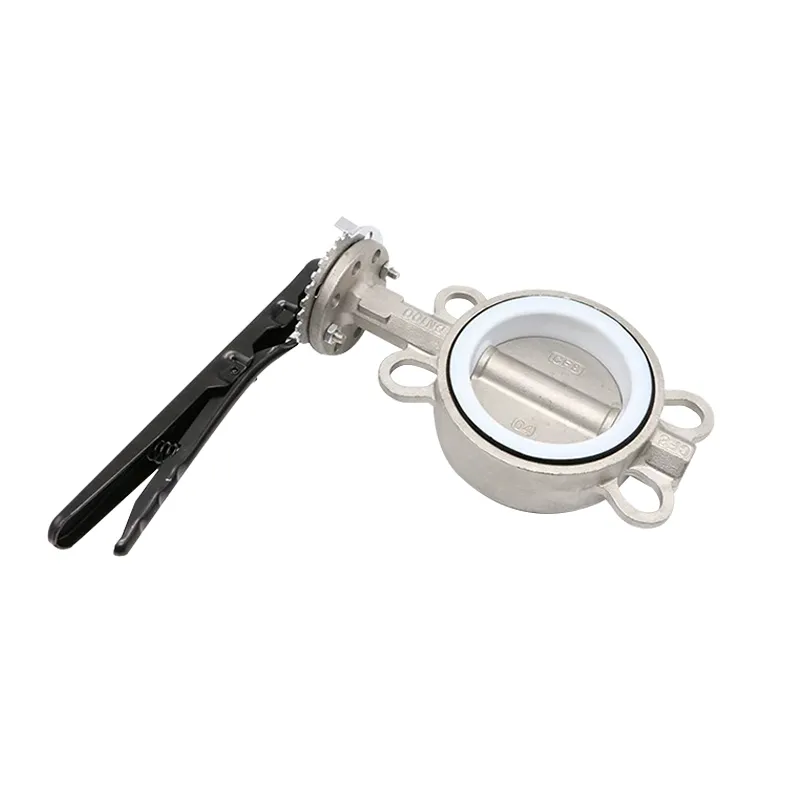 Manual Stainless Steel Wafer Butterfly Valve 6