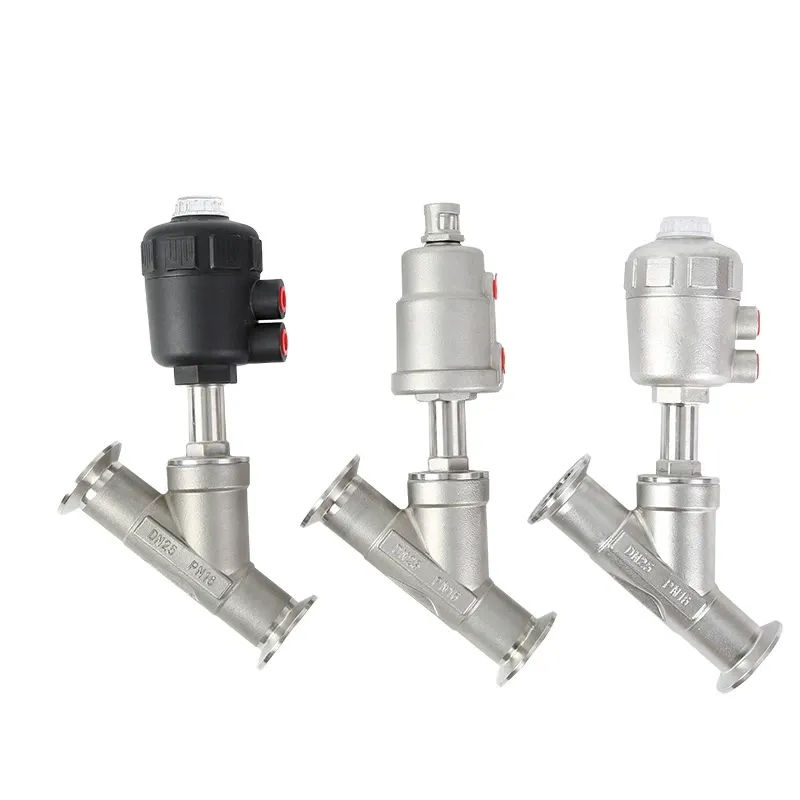 DK17C Pneumatic Angle Seat Valve (Tri-Clamp) 2