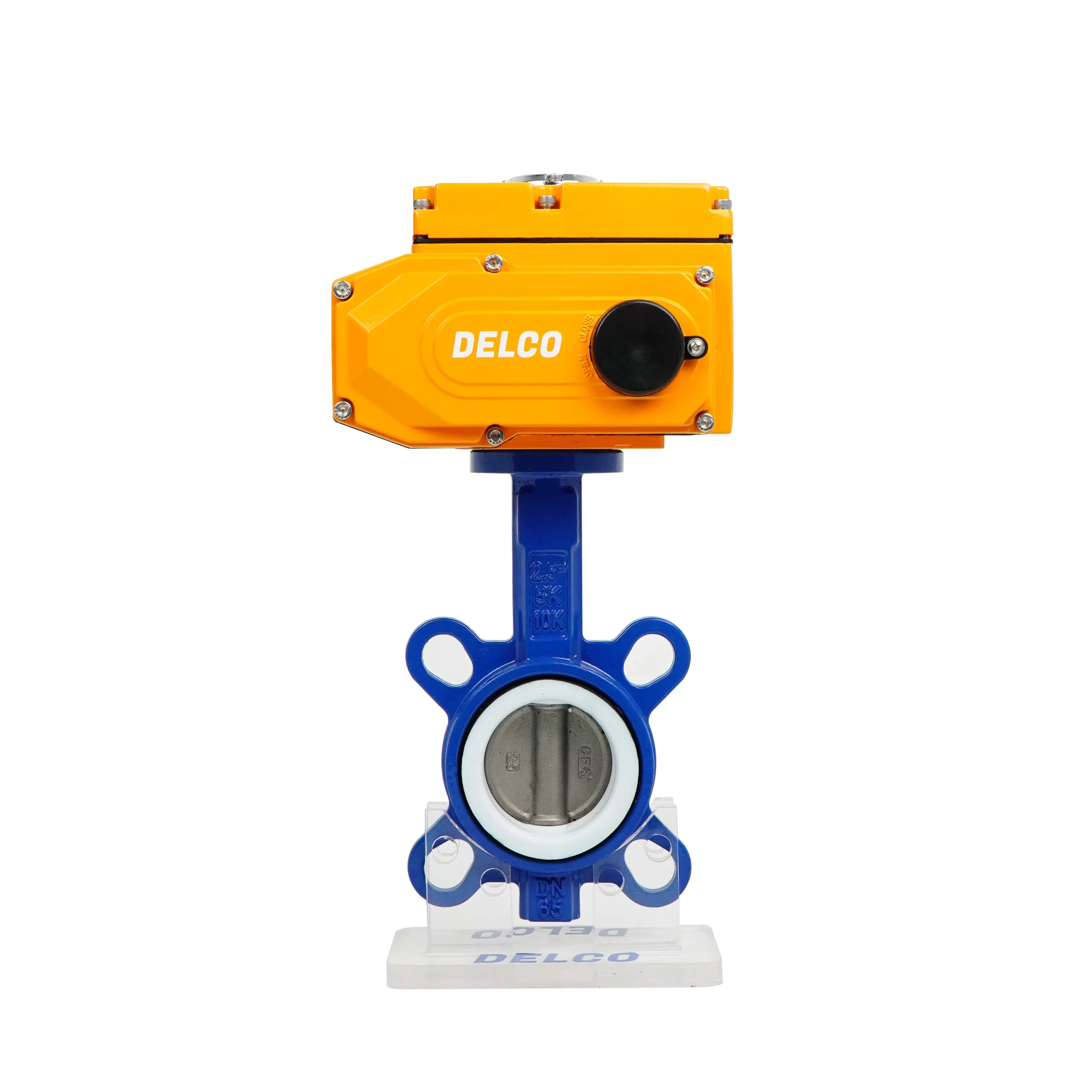 IP67-DK56-WB Electric Cast Iron Wafer Butterfly Valve 2